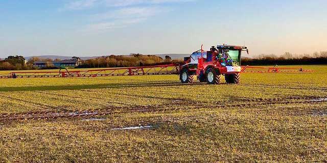 Simeon Morgan Farming Crop Spraying